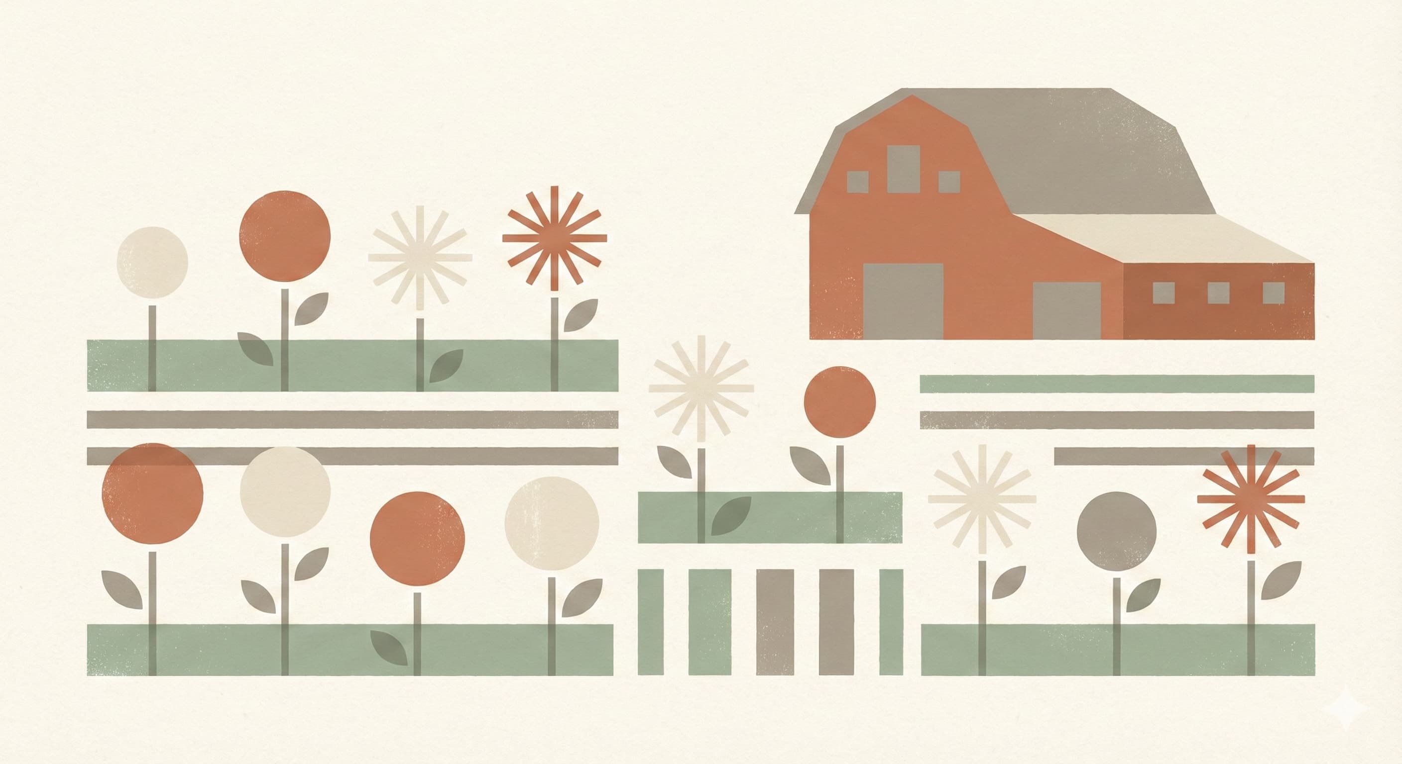 Cutting garden illustration