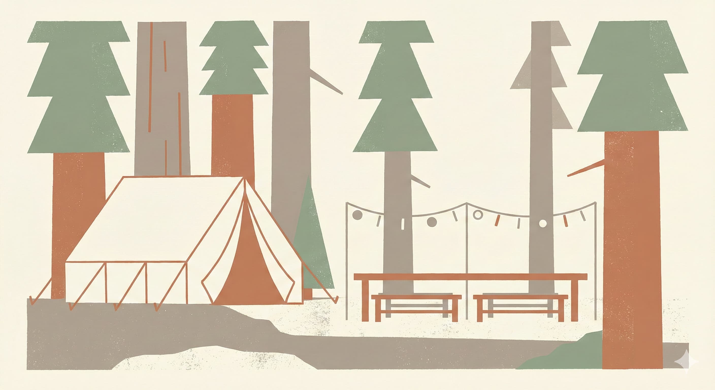 Mendocino Grove illustration